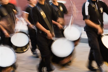 Drum Band, San Miguel de Allende, Mexico Foto de stock - Direito Controlado, Número: 700-01195696