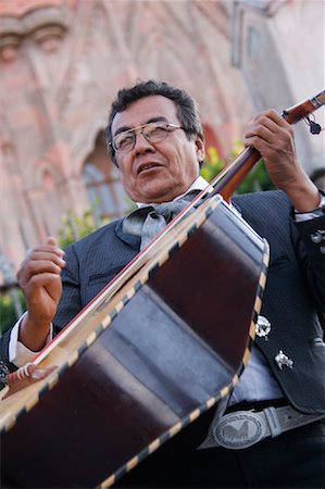 Mariachi, San Miguel de Allende, Mexico Foto de stock - Con derechos protegidos, Código: 700-01195698