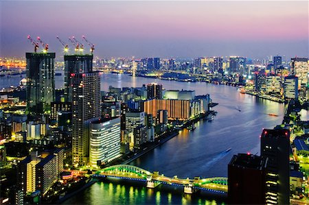 Vue d'ensemble de la ville, Tokyo, Japon Photographie de stock - Rights-Managed, Code: 700-01195800