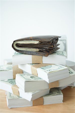 Close-Up of Money and Wallet Stock Photo - Rights-Managed, Code: 700-01196249