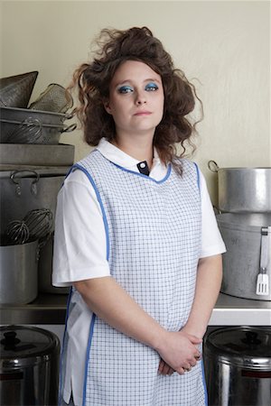 Portrait of Kitchen Worker Stock Photo - Rights-Managed, Code: 700-01196344