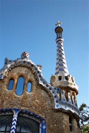 simsearch:700-05452122,k - Le parc Güell, Barcelone, Espagne Photographie de stock - Rights-Managed, Code: 700-01196390