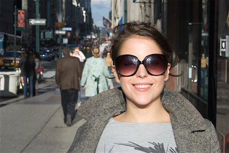 fifth avenue - Woman, Fifth Avenue, New York, New York, USA Stock Photo - Rights-Managed, Code: 700-01198879