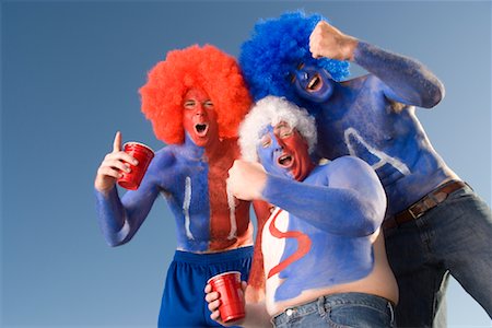 fat person arms up - Sports Fans Cheering Stock Photo - Rights-Managed, Code: 700-01199361