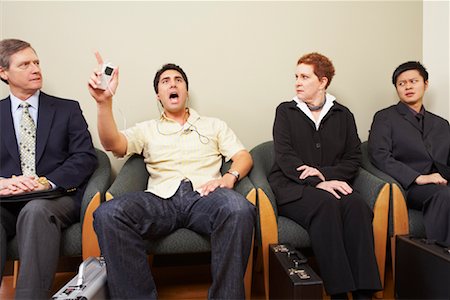 Business People in Waiting Area Stock Photo - Rights-Managed, Code: 700-01199399