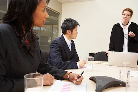 employee and employer and talk - Business People at Meeting Stock Photo - Rights-Managed, Code: 700-01199391