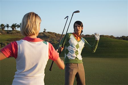 Couple Golfing Stock Photo - Rights-Managed, Code: 700-01199636