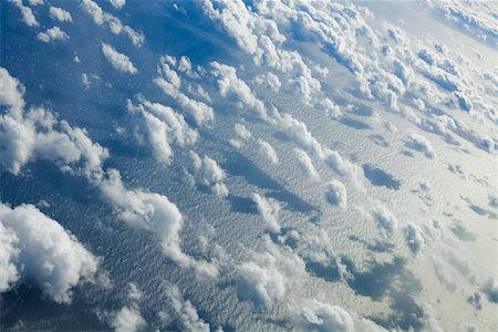 plane above cloud - Aerial View of Pacific Ocean Stock Photo - Rights-Managed, Code: 700-01199816