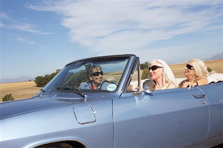 senior woman driving - Women on Road Trip Stock Photo - Rights-Managed, Code: 700-01199955