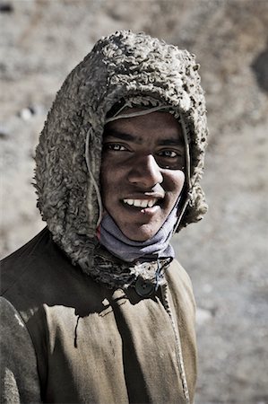 Portrait of Road Worker, Ladakh, India Stock Photo - Rights-Managed, Code: 700-01200133