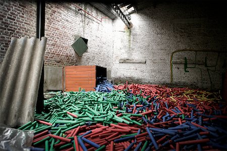 pipes on wall - Old Spinning Mill, Roubaix, France Stock Photo - Rights-Managed, Code: 700-01200208