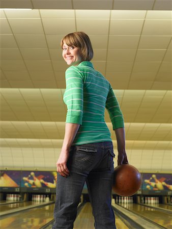 female bowler - Woman at Bowling Alley Stock Photo - Rights-Managed, Code: 700-01223418