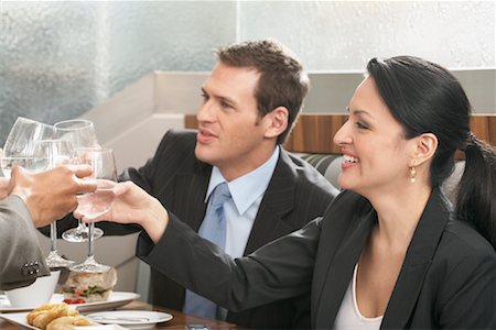 simsearch:600-01195538,k - Businesspeople in Restaurant Stock Photo - Rights-Managed, Code: 700-01223510