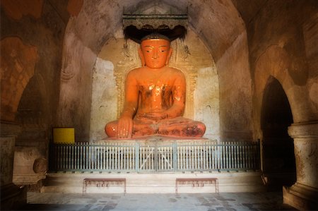 Buddha Statue, Su-la-ma-ni Pahto, Bagan, Myanmar Stock Photo - Rights-Managed, Code: 700-01223859