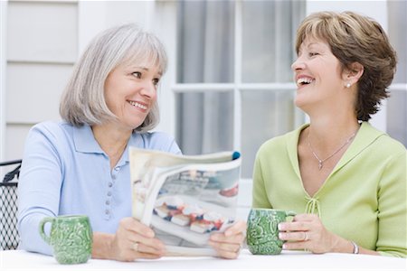 friends porch - Friends Outdoors Stock Photo - Rights-Managed, Code: 700-01223940