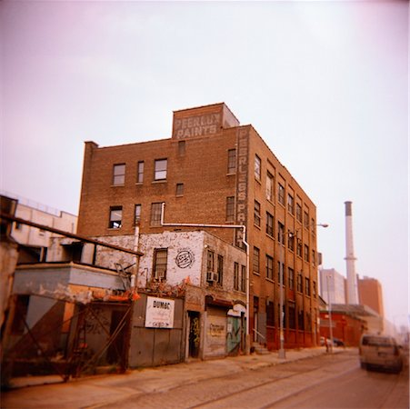 declínio urbano - Industrial Area, Brooklyn, New York, USA Foto de stock - Direito Controlado, Número: 700-01235086