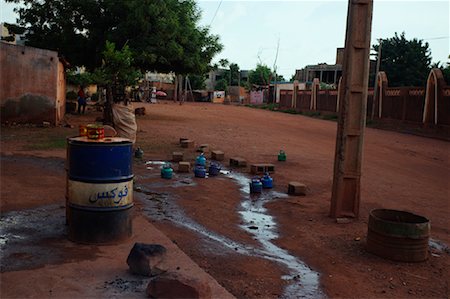 Empty Street, Mali, Africa Foto de stock - Con derechos protegidos, Código: 700-01235144