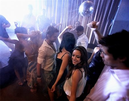 ethnic woman dancing club - People in Nightclub Stock Photo - Rights-Managed, Code: 700-01235967