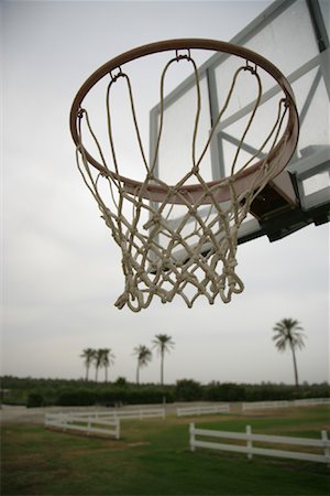 Close-Up of Basketball Hoop Stock Photo - Rights-Managed, Code: 700-01236337
