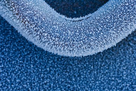 snow texture - Hoarfrost on Metal Object Stock Photo - Rights-Managed, Code: 700-01236509