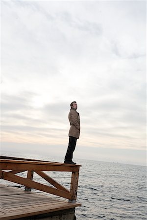 simsearch:700-01110138,k - Man Standing on Dock Stock Photo - Rights-Managed, Code: 700-01236531