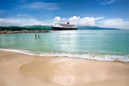 Cruise Ship, Montego Bay, Jamaica Stock Photo - Rights-Managed, Code: 700-01236703
