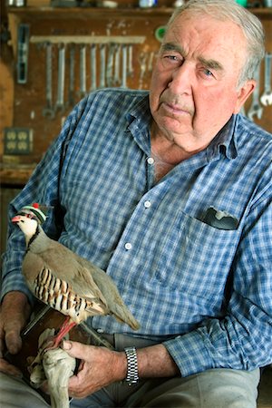 pheasant - Portrait of Man Foto de stock - Con derechos protegidos, Código: 700-01248049