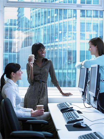 Businesswomen Chatting Stock Photo - Rights-Managed, Code: 700-01248104