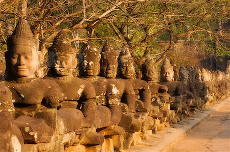 Statues, Angkor Thom, Siem Reap, Cambodia Stock Photo - Rights-Managed, Code: 700-01248505