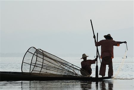 simsearch:700-01248571,k - Pêcheurs, le lac Inle, Myanmar Photographie de stock - Rights-Managed, Code: 700-01248534