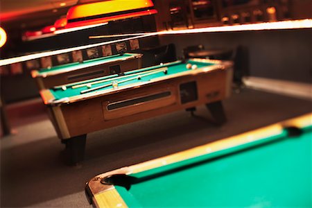 pool hall - Pool Tables Stock Photo - Rights-Managed, Code: 700-01248895