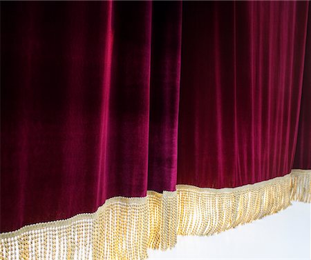 red curtains - Rideaux de scène Photographie de stock - Rights-Managed, Code: 700-01248933