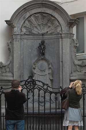 sculpture belgium - Tourists Taking Photographs, Brussels, Belgium Stock Photo - Rights-Managed, Code: 700-01249161