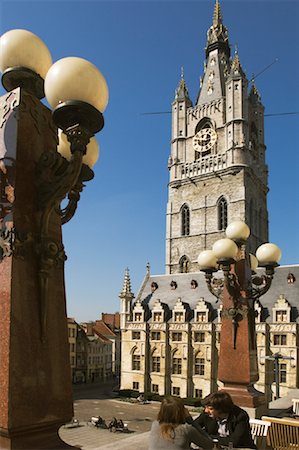 Town Hall, Ghent, Belgium Foto de stock - Con derechos protegidos, Código: 700-01249357