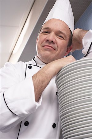 simsearch:700-01275185,k - Portrait of Chef Foto de stock - Direito Controlado, Número: 700-01275245