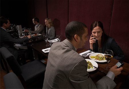 Business People in Restaurant Stock Photo - Rights-Managed, Code: 700-01275296