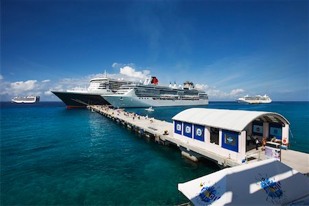 Cruise Ships, Cozumel, Mexico Foto de stock - Con derechos protegidos, Código: 700-01275364