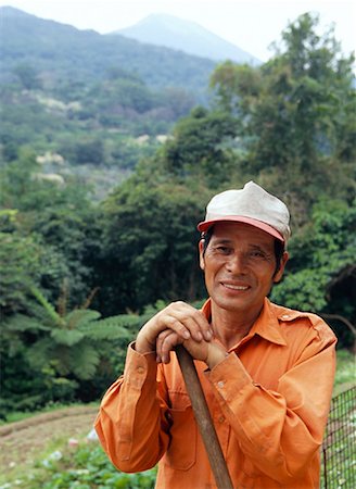 Portrait of Farm Worker, Taipei, Taiwan Stock Photo - Rights-Managed, Code: 700-01275816