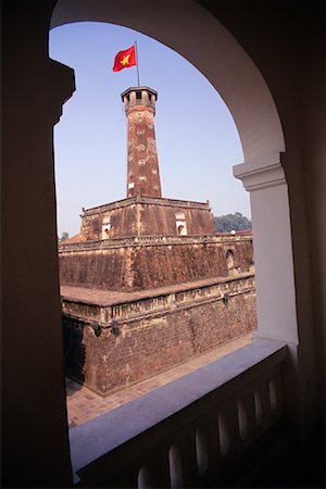 simsearch:400-05260934,k - Flag Tower of Hanoi, Hanoi Citadel, Museum of Military History, Hanoi, Vietnam Stock Photo - Rights-Managed, Code: 700-01275848