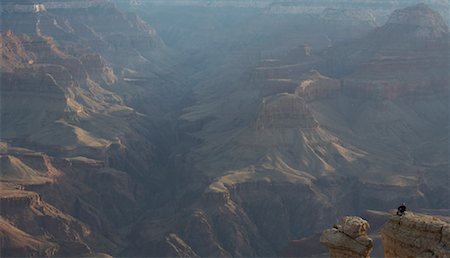 sitting aerial view - Grand Canyon, South Rim, Arizona, USA Stock Photo - Rights-Managed, Code: 700-01276046