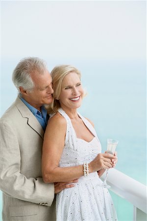pictures of old lady drinking champagne - Portrait of Couple Stock Photo - Rights-Managed, Code: 700-01276114