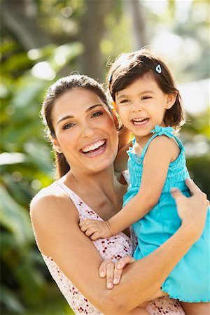 Portrait of Mother and Daughter Stock Photo - Rights-Managed, Code: 700-01276110