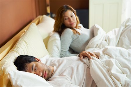 Couple in Bed Stock Photo - Rights-Managed, Code: 700-01276161
