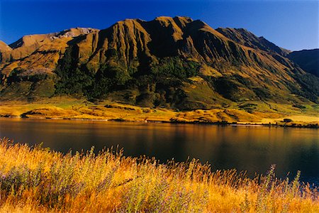 Lake Hawea, New Zealand Foto de stock - Con derechos protegidos, Código: 700-01295694