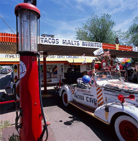 Roadside Stop, Route 66, Arizona, USA Stock Photo - Rights-Managed, Code: 700-01295763