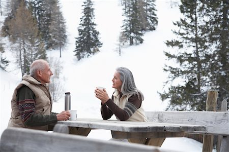 Couple Outdoors Stock Photo - Rights-Managed, Code: 700-01296154