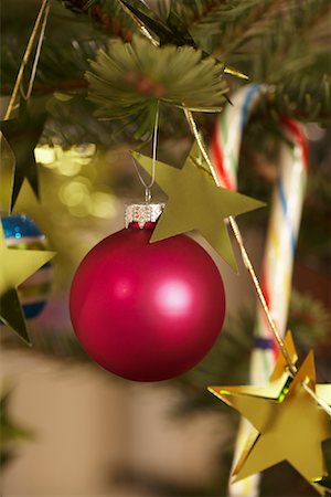 Close-up of Christmas Ornament Stock Photo - Rights-Managed, Code: 700-01296244