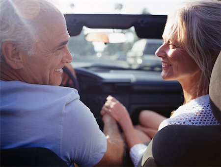 Mari et femme dans la voiture Photographie de stock - Rights-Managed, Code: 700-01296512