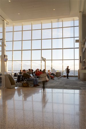 simsearch:700-01345230,k - Waiting Area, Pearson International Airport, Toronto, Ontario, Canada Stock Photo - Rights-Managed, Code: 700-01345221