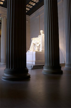 pedestal - Lincoln Memorial, Washington DC, USA Foto de stock - Con derechos protegidos, Código: 700-01374692